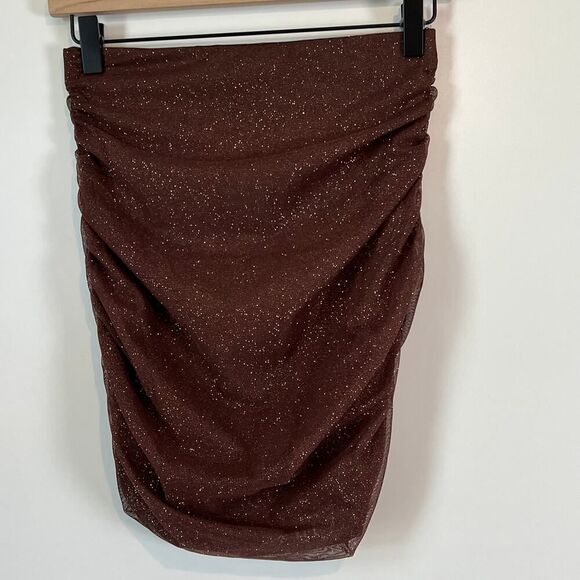Women's Windsor Go For The Glow Glitter Mini Skirt Size Small - Picture 8 of 15